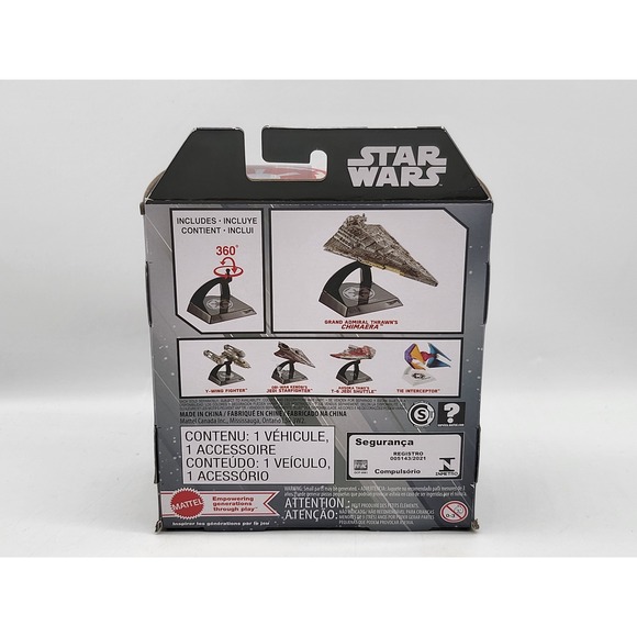 Hot Wheels Star Wars Starship Select Grand Admiral Thrawns Chimaera Diecast - Picture 2 of 3